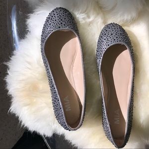 Mia Silver/Pewter Ballet Flats